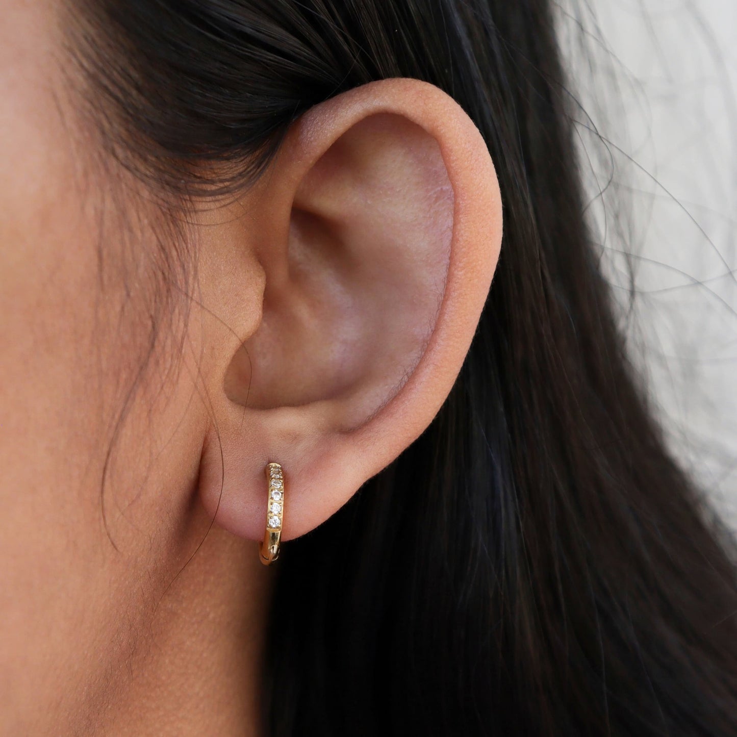 Lyra Huggie Earrings - HLE007